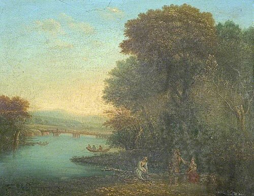 River Scene, , Henry John Boddington