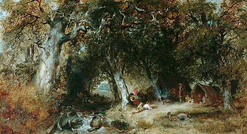 Gipsy Encampment, , Henry Jutsum