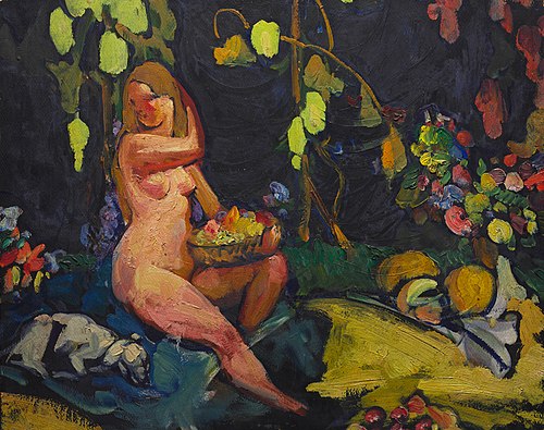 Nude, 1907, Henry Keller