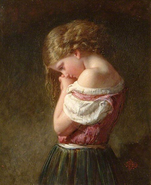 Early Sorrow, 1869, Henry Le Jeune