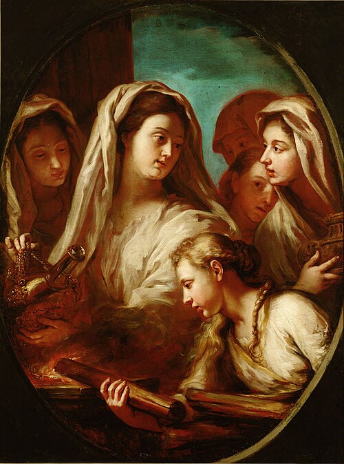 Vestal virgins, 1696, Anthoni Schoonjans