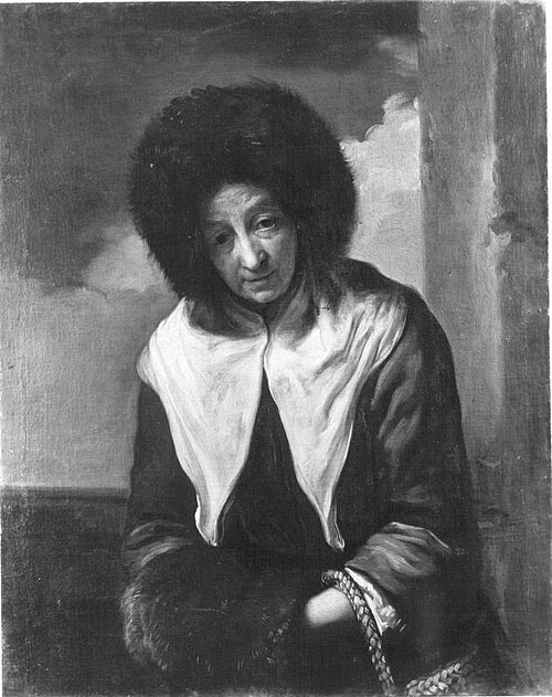 Portrait of an old lady, 1690, Anthoni Schoonjans