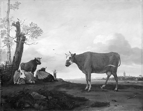 Cows in a Field, 1661, Anthonie van Borssom