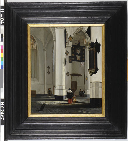 interior of a. church, 1668, Anthonie van Borssom
