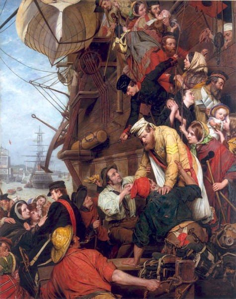 Home Again, 1858, 1859, Henry Nelson O'Neil