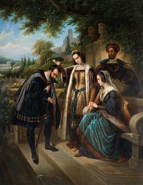 Queen Isabella and Columbus, , Henry Nelson O'Neil