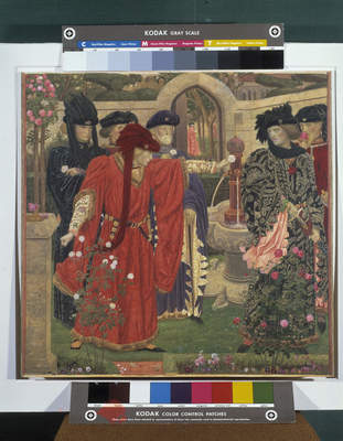 Choosing The Red and White Roses in the Temple Garden, 1909, Henry A. Payne