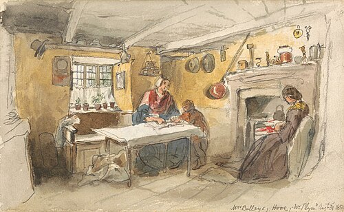 At Mrs. Bulley's, Hooe, near Plymouth, , Henry Perlee Parker