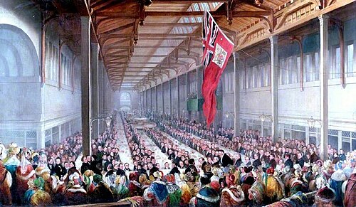 The Banquet Given on the Occasion of the Opening of the Grainger Market, Newcastle upon Tyne, 1835, 1835, Henry Perlee Parker