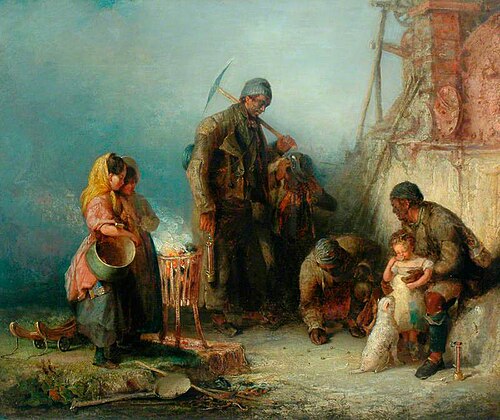 Pitmen at Play, 1836, Henry Perlee Parker