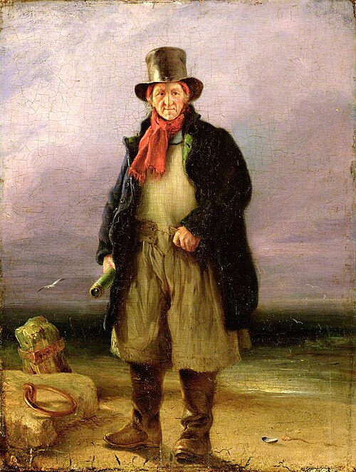 The Old Pilot, 1837, Henry Perlee Parker