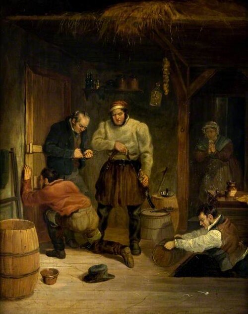 The Smugglers: The Alarm, , Henry Perlee Parker