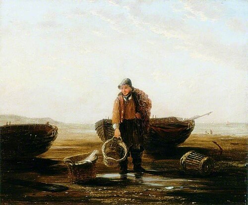 The Fisherman, 1830, Henry Perlee Parker