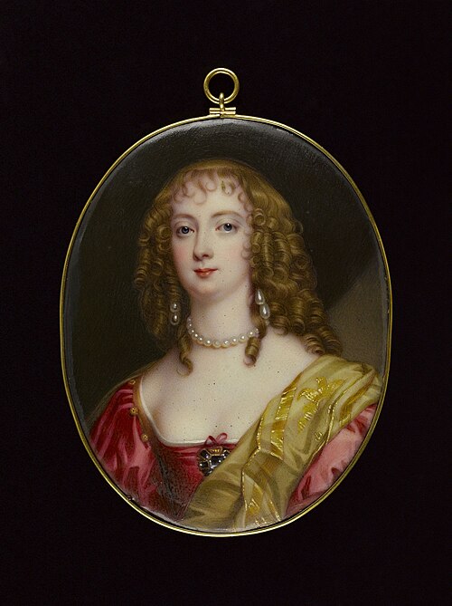 Portrait de la Comtesse de Bedford, d'après Anton Van Dyck, 1844, Henry Pierce Bone