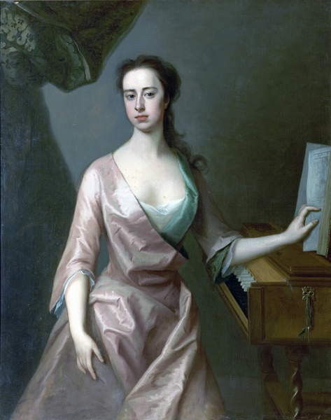 Frances, Lady Byron (d.1757), Third Wife of the 4th Lord Byron, 1720, Michael Dahl