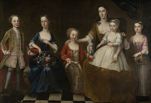 The Flesher Family, 1734, Michael Dahl