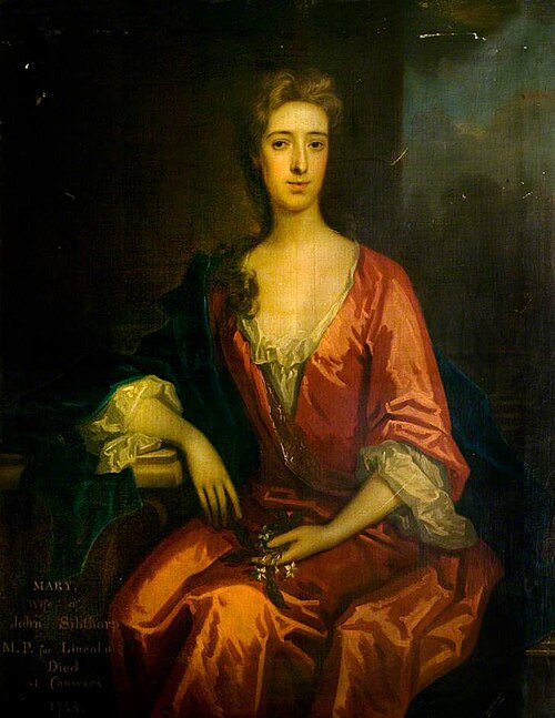 Mary Sibthorp, Wife of John Sibthorp, 1750, Michael Dahl