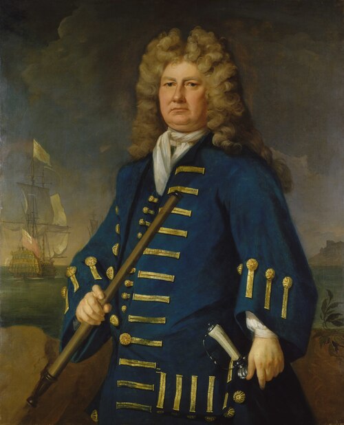 Sir Cloudesley Shovell, 1650-1707, 1703, Michael Dahl