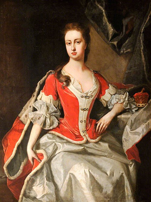 Mary Preston, Marchioness/Duchess of Powis (d.1724) in Peeress's Robes, 1705, Michael Dahl
