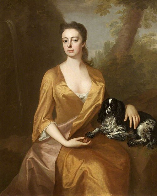 Called a Daughter of William Legge, 1st Earl of  Dartmouth, either Lady Barbara Legge, later Lady Ba, 1720, Michael Dahl