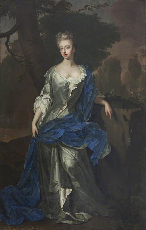 Elizabeth Vernon, Viscountess Harcourt (1678-1748), 1725, Michael Dahl