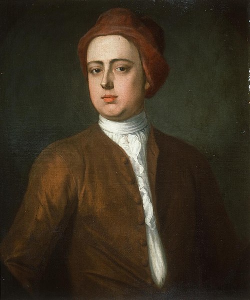 Portrait of a gentleman in red turban, 1720, Michael Dahl