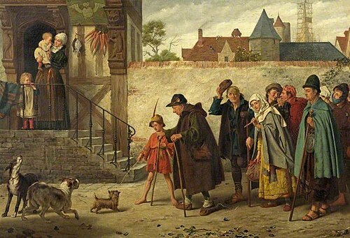 'Hark, hark! The dogs do bark. The beggars are coming to town', 1865, Henry Stacy Marks
