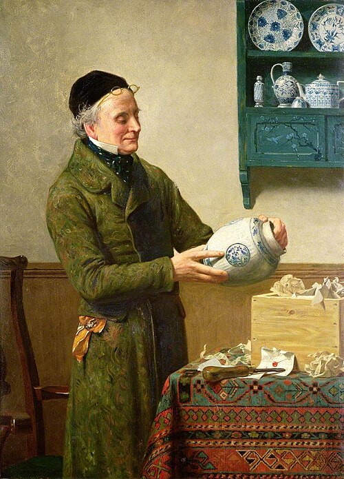 A Bit of Blue, 1877, Henry Stacy Marks