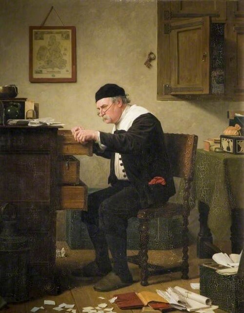 Where Is It?, 1882, Henry Stacy Marks