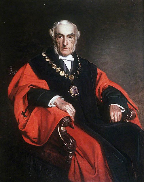 Alderman John Gwynne James, 1893, Henry Tanworth Wells