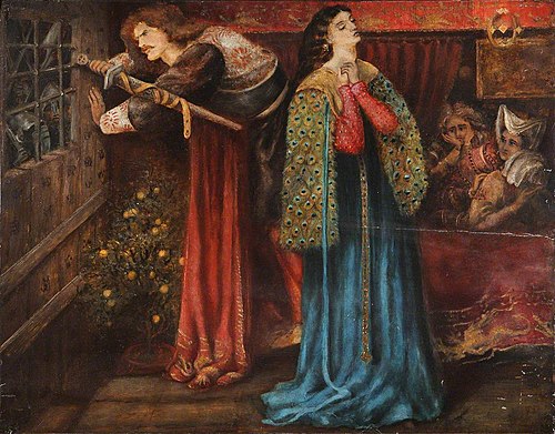 Sir Launcelot in the Queen's Chamber, 1897, Henry Treffry Dunn