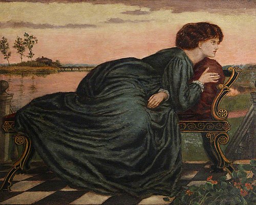 The Theodore Watts-Dunton Folding Press Bed: Jane Morris, 1896, Henry Treffry Dunn