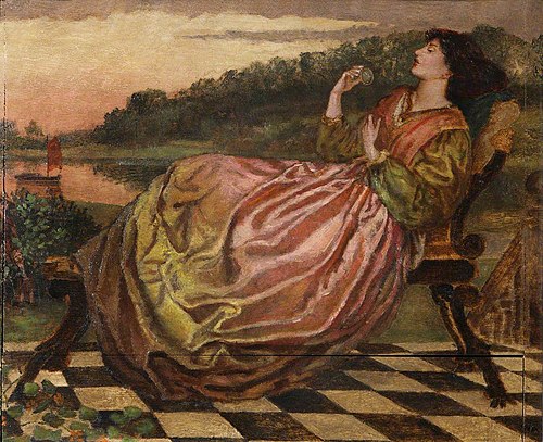 The Theodore Watts-Dunton Folding Press Bed: Jane Morris, 1896, Henry Treffry Dunn