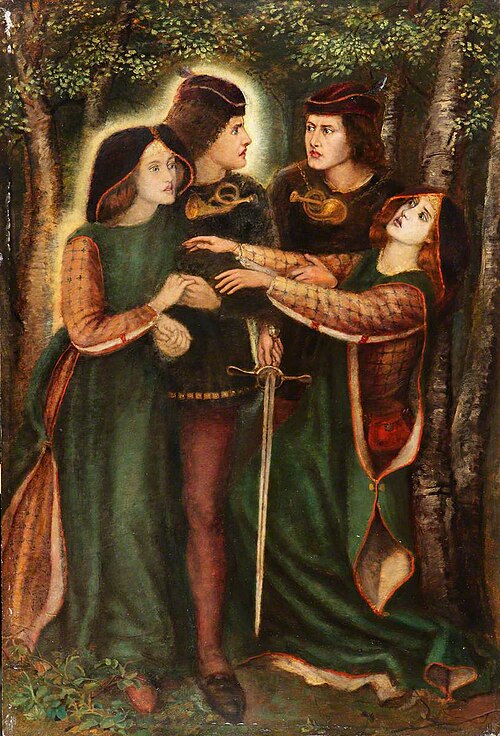 The Theodore Watts-Dunton Cabinet:  How they met themselves, 1896, Henry Treffry Dunn