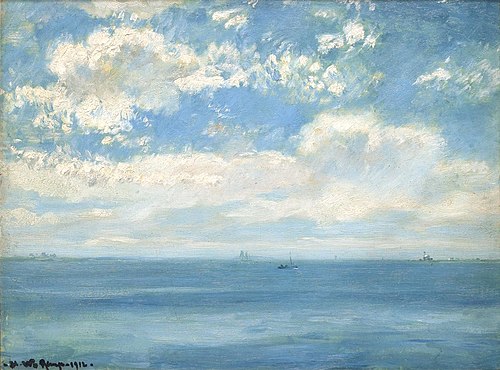 On Long Island Sound, 1912, Henry Ward Ranger