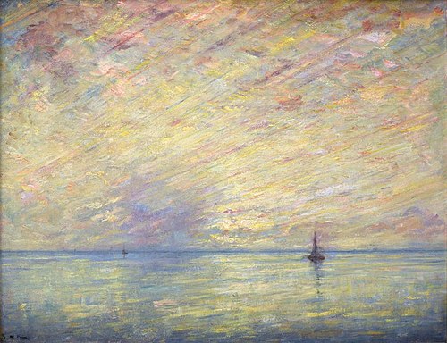 Marine - Green and Gold, 1905, Henry Ward Ranger