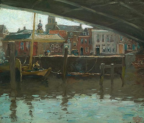 Underneath the Bridge, Amsterdam, , Henry Ward Ranger