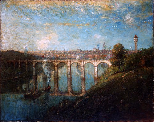 High Bridge, New York, 1905, Henry Ward Ranger