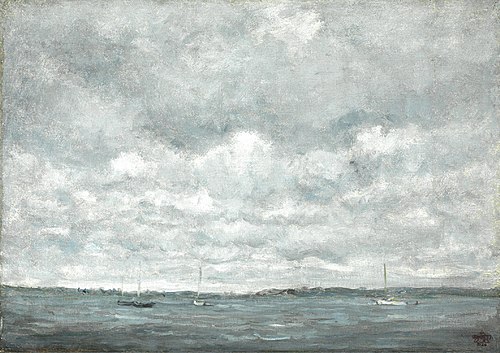 Gray Day, Fishers Island Sound, 1905, Henry Ward Ranger