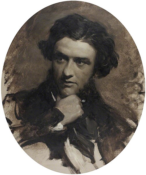Sir Charles Newton (1816–1894), Keeper of Greek and Roman Antiquities (1861–1885), 1850, Henry Wyndham Phillips
