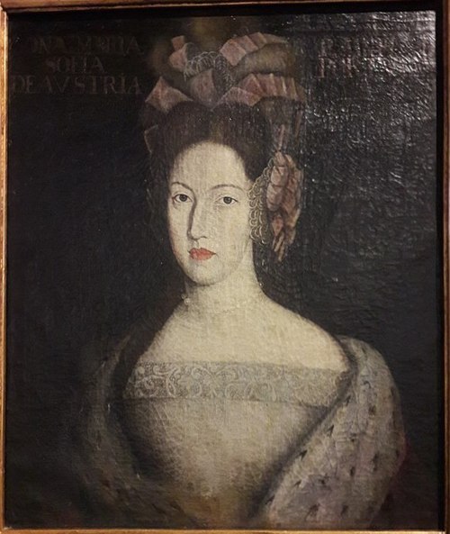 Retrato de Maria Sofia do Palatinado, 1690, Antonio Oliveira de Louredo