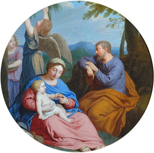 The Rest on the Flight into Egypt, , Simone Cantarini