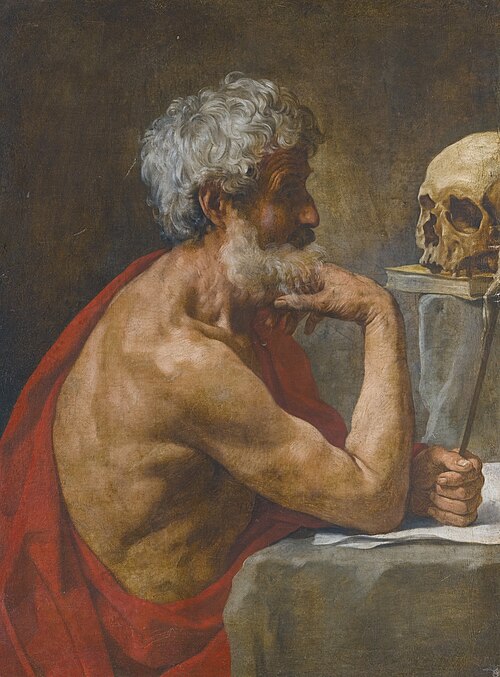 The penitent Saint Jerome, 1650, Simone Cantarini