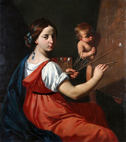 L'Allégorie de la peinture, 1625, Simone Cantarini