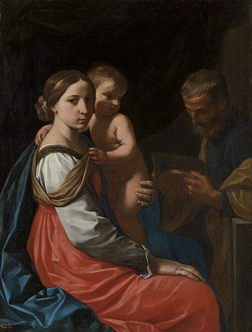 La Sainte Famille, 1645, Simone Cantarini