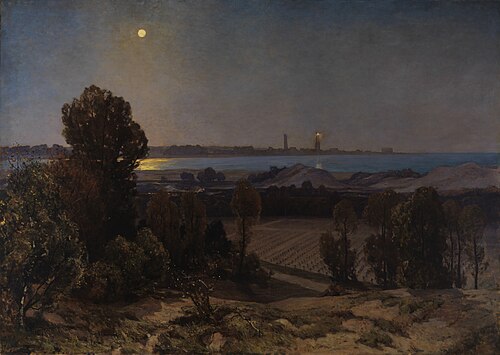 The Cemetery, Pas de Calais, 1919, Herbert Hughes-Stanton