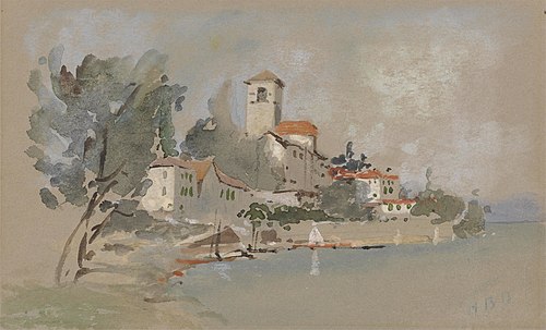 A Villa near the Sea, , Hercules Brabazon Brabazon