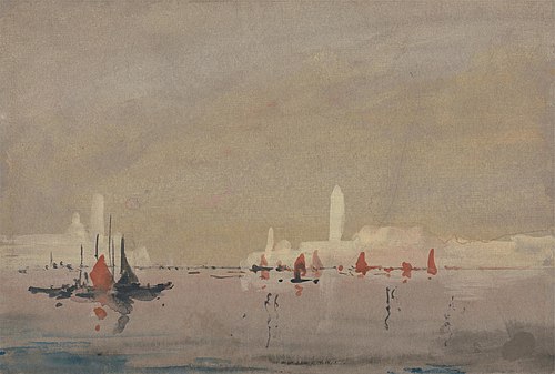 Venice from the Lagoon, , Hercules Brabazon Brabazon