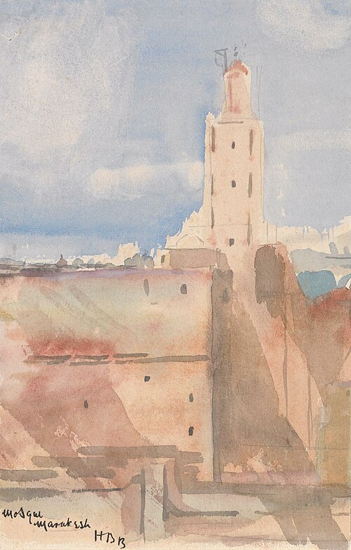 Koutoubia Mosque, Marrakech, , Hercules Brabazon Brabazon