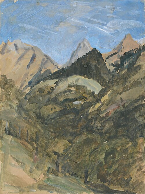 A Mountain View, , Hercules Brabazon Brabazon